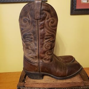 Laredo 51064 brown leather women's cowboy boots Size 7M